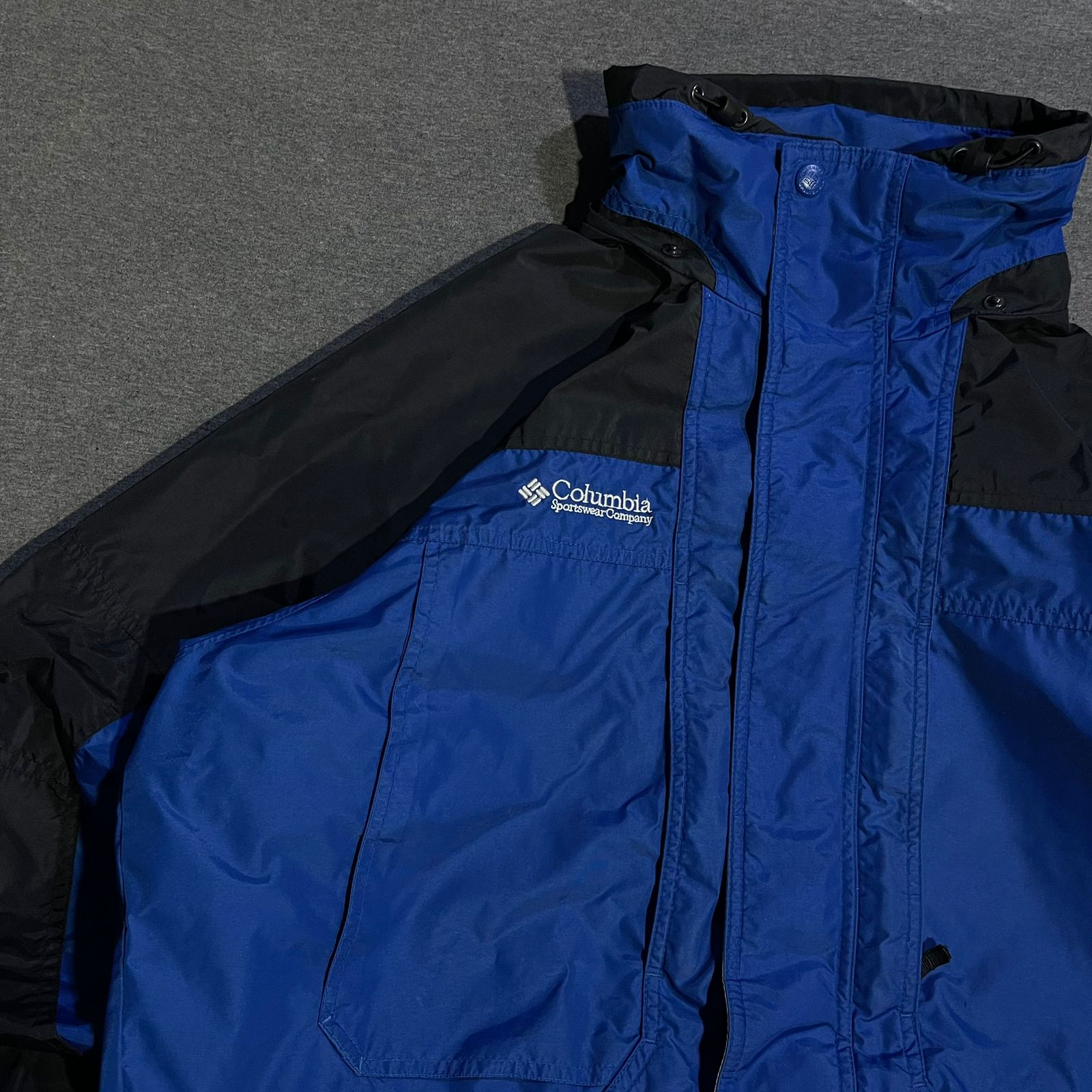 COLUMBIA BLUE OUTDOOR SHELL JACKET